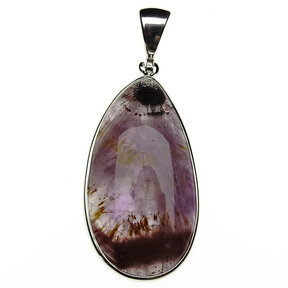 Auralite pendant in silver
