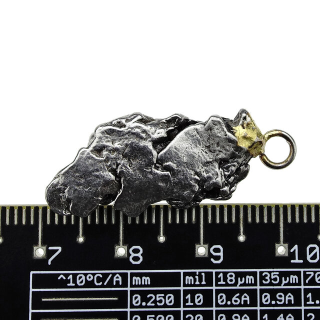 Eisenmeteorit kristall Anhänger