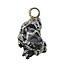 Iron meteorite crystal pendant