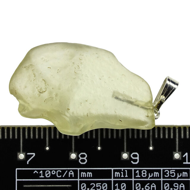 Libyan glass or gold tektite pendant