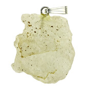 Libyan glass or gold tektite pendant