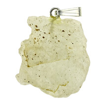 Libyan glass or gold tektite pendant