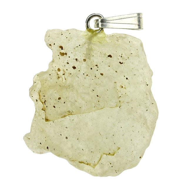 Libyan glass or gold tektite pendant