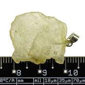 Libyan glass or gold tektite pendant