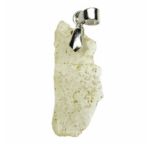 Libyan glass or gold tektite pendant