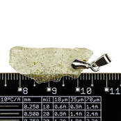 Libyan glass or gold tektite pendant