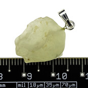 Libyan glass or gold tektite pendant
