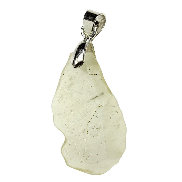 Libyan glass or gold tektite pendant