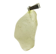 Libyan glass or gold tektite pendant