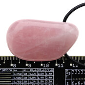 Beautiful quality drilled rose quartz pendant