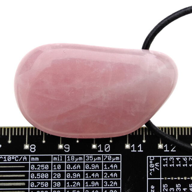 Beautiful quality drilled rose quartz pendant
