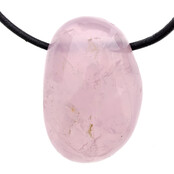 Beautiful quality drilled rose quartz pendant