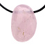 Beautiful quality drilled rose quartz pendant