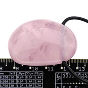 Beautiful quality drilled rose quartz pendant