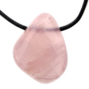 Beautiful quality drilled rose quartz pendant
