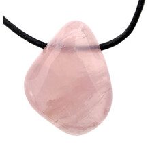 Beautiful quality drilled rose quartz pendant