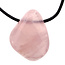 Beautiful quality drilled rose quartz pendant