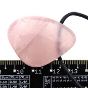 Beautiful quality drilled rose quartz pendant