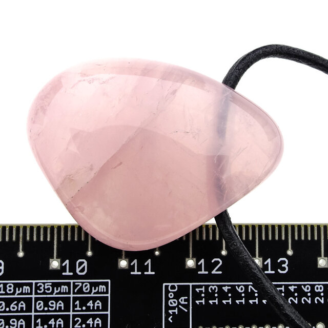 Beautiful quality drilled rose quartz pendant