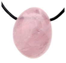 Beautiful quality drilled rose quartz pendant