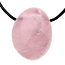 Beautiful quality drilled rose quartz pendant