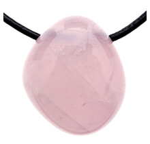 Beautiful quality drilled rose quartz pendant