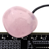 Beautiful quality drilled rose quartz pendant