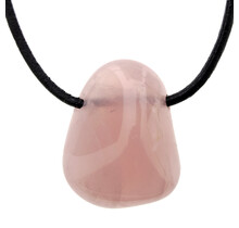 Beautiful quality drilled rose quartz pendant