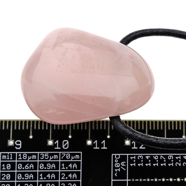 Beautiful quality drilled rose quartz pendant