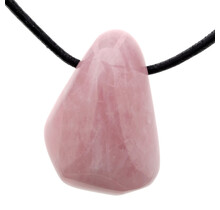 Beautiful quality drilled rose quartz pendant