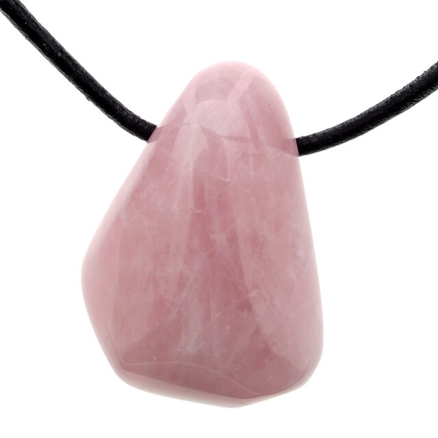 Beautiful quality drilled rose quartz pendant
