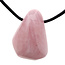 Beautiful quality drilled rose quartz pendant