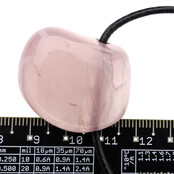 Beautiful quality drilled rose quartz pendant