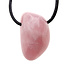Beautiful quality drilled rose quartz pendant