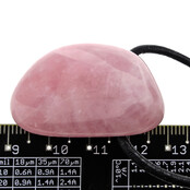 Wunderschöner, hochwertiger Anhänger aus gebohrtem Rosenquarz