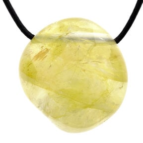 Drilled pendant of golden healer