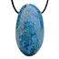 Beautiful drilled apatite pendant