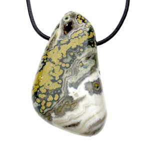 Doorboorde hanger van oceaan jaspis