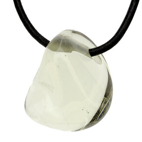 Natural citrine drilled pendant