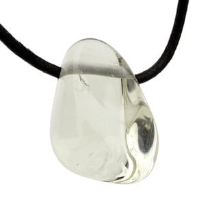 Doorboorde hanger van natuurlijk citrien