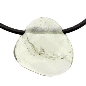 Doorboorde hanger van natuurlijk citrien