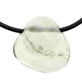 Natural citrine drilled pendant