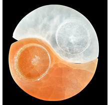 Selenite tealight holder 2 colours