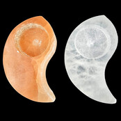 Selenite tealight holder 2 colours