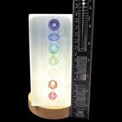 Seleniet chakra lamp 20 cm