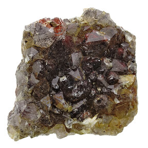 Smoky quartz cluster
