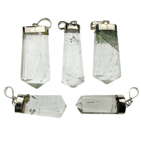 Lodolite pendant 5 pieces