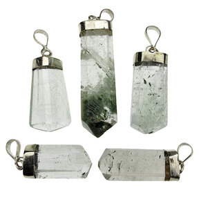 Lodolite pendant 5 pieces