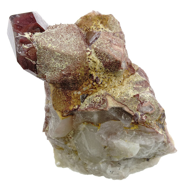 Hematite Quartz from Zambia