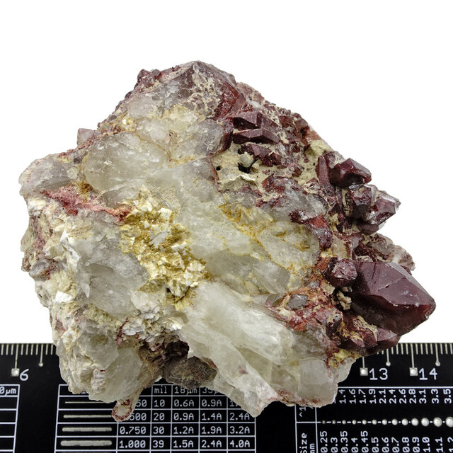 Hematiet kwarts uit Zambia met donkerrode kleur